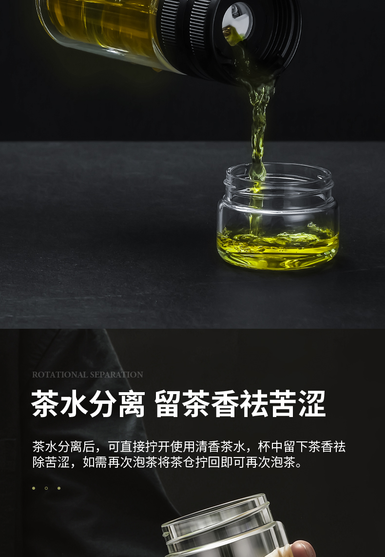 雙層玻璃杯茶水分離(圖7)