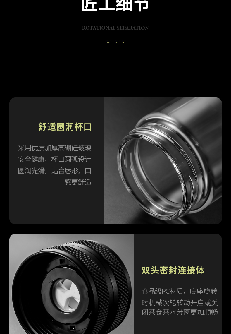 雙層玻璃杯茶水分離(圖20)