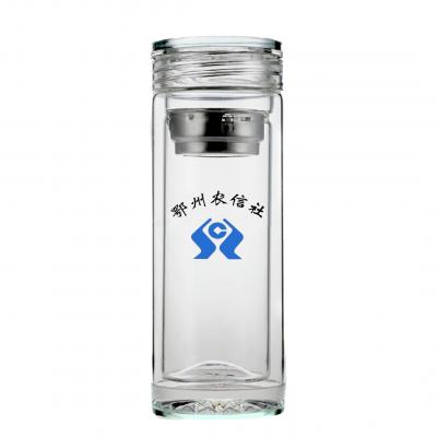 鄂州農(nóng)信社定制水晶雙層玻璃杯-46