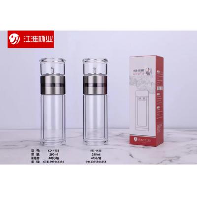 雙層玻璃杯茶水分離